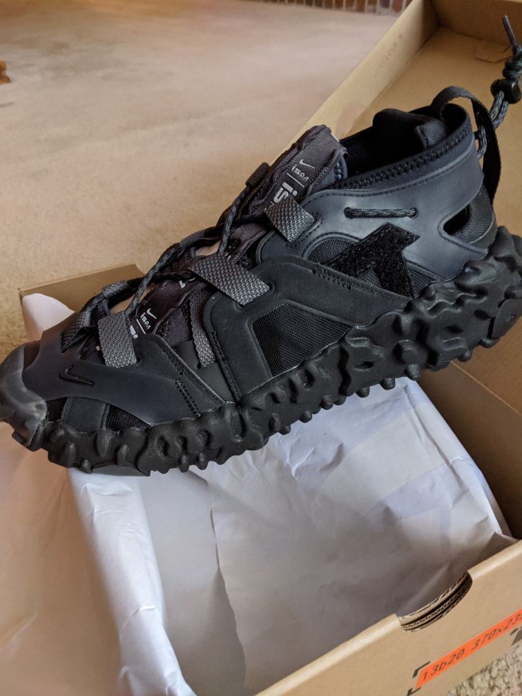 Nike Overreact Sandal black thunder grey ISPA size new