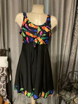 NEW WOMENS PLUS SWIMSUIT SWIMDRESS with BOTTOMS Size 1X