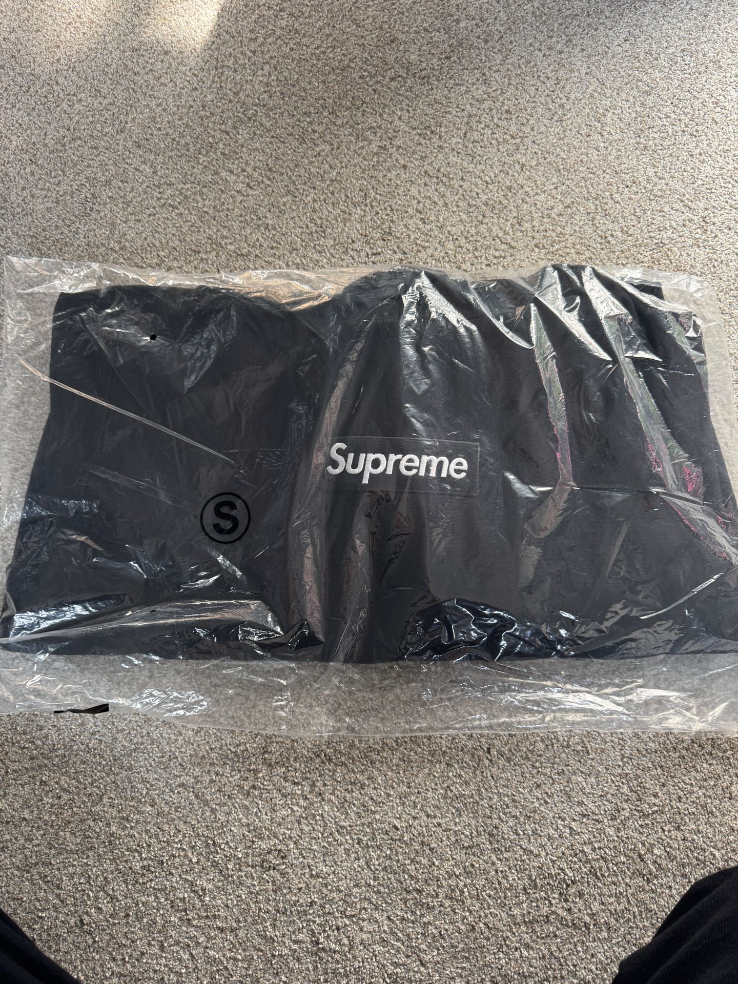 Supreme Box Logo Hoodie Sweatshirt FW23 Black Small Jordan Nike Cactus Jack Travis
