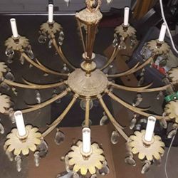 Vintage Chandelier 1940s