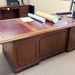 FREE Executive Desk & Credenza 