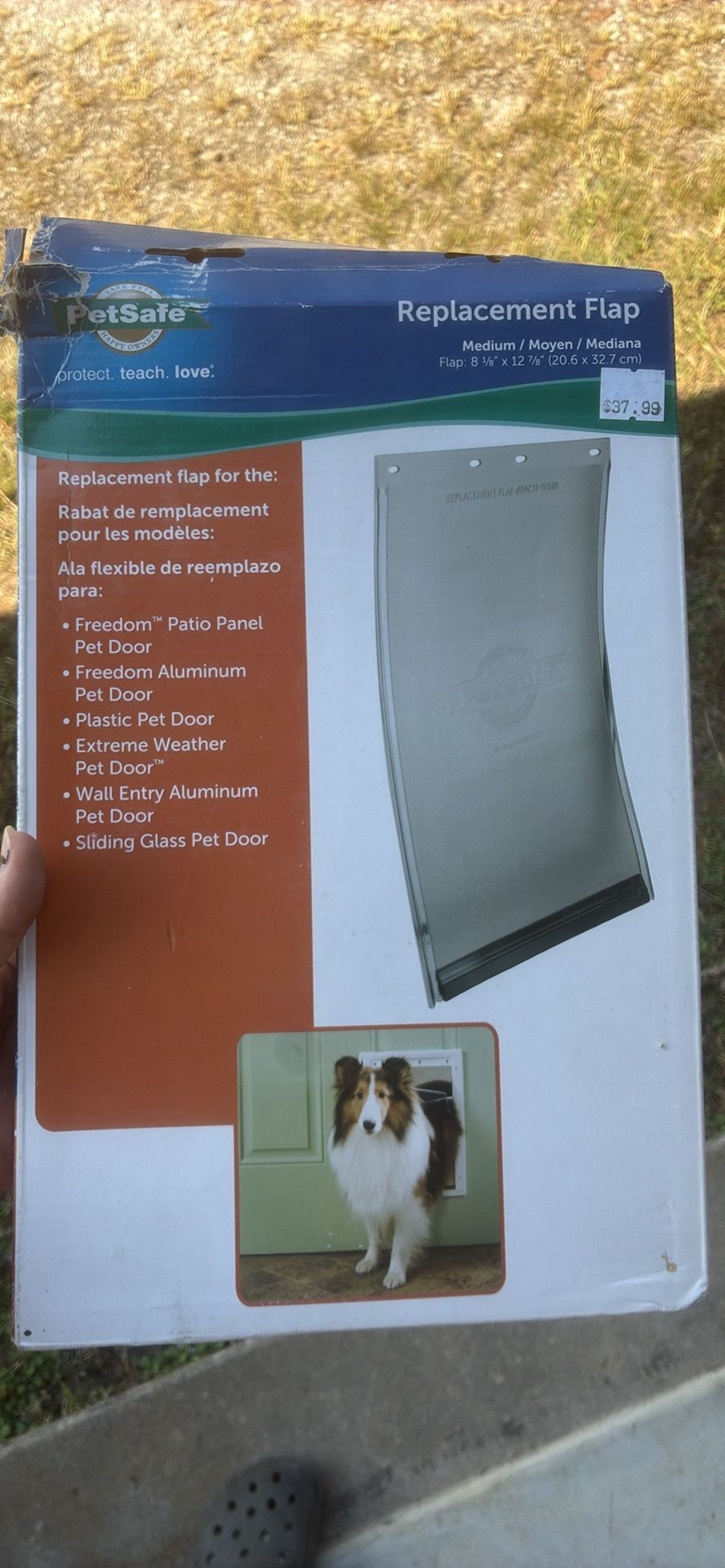 Replacement flap for dog door