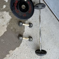 Free Weights- Weightlifting Equipment 
