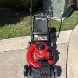 Self Propelled Gas Lawn Mower With Bag TB200