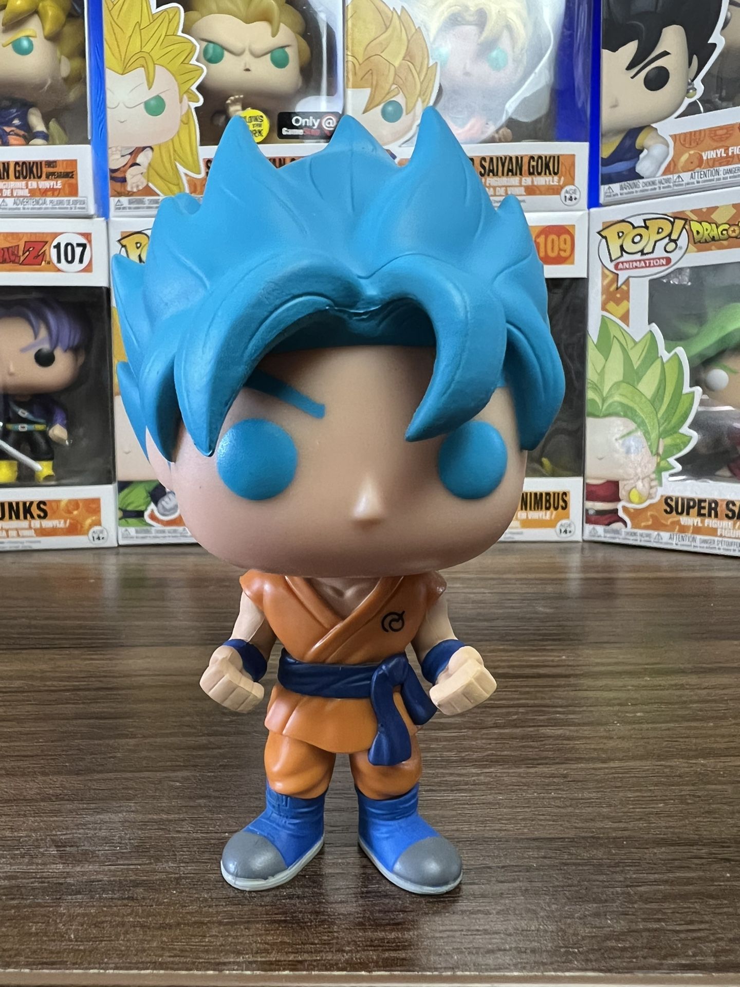 Goku Super Saiyan Blue Pop Goku Super SAIYAN Blue Funko Pop