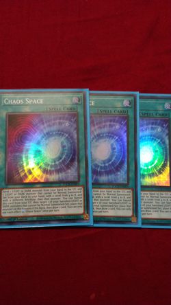 Yu-Gi-Oh Chaos Space 3x NM