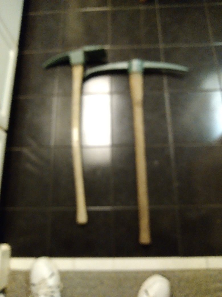 MADAXE. &. DOUBLE SIDE PICK AXE. BOTH. 70 BUCKS