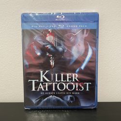 Killer Tattooist Blu-Ray + DVD Combo NEW SEALED Horror Psychological Movie 2020