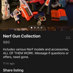 Nerf Gun Collection