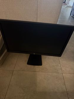 3 computer monitors
