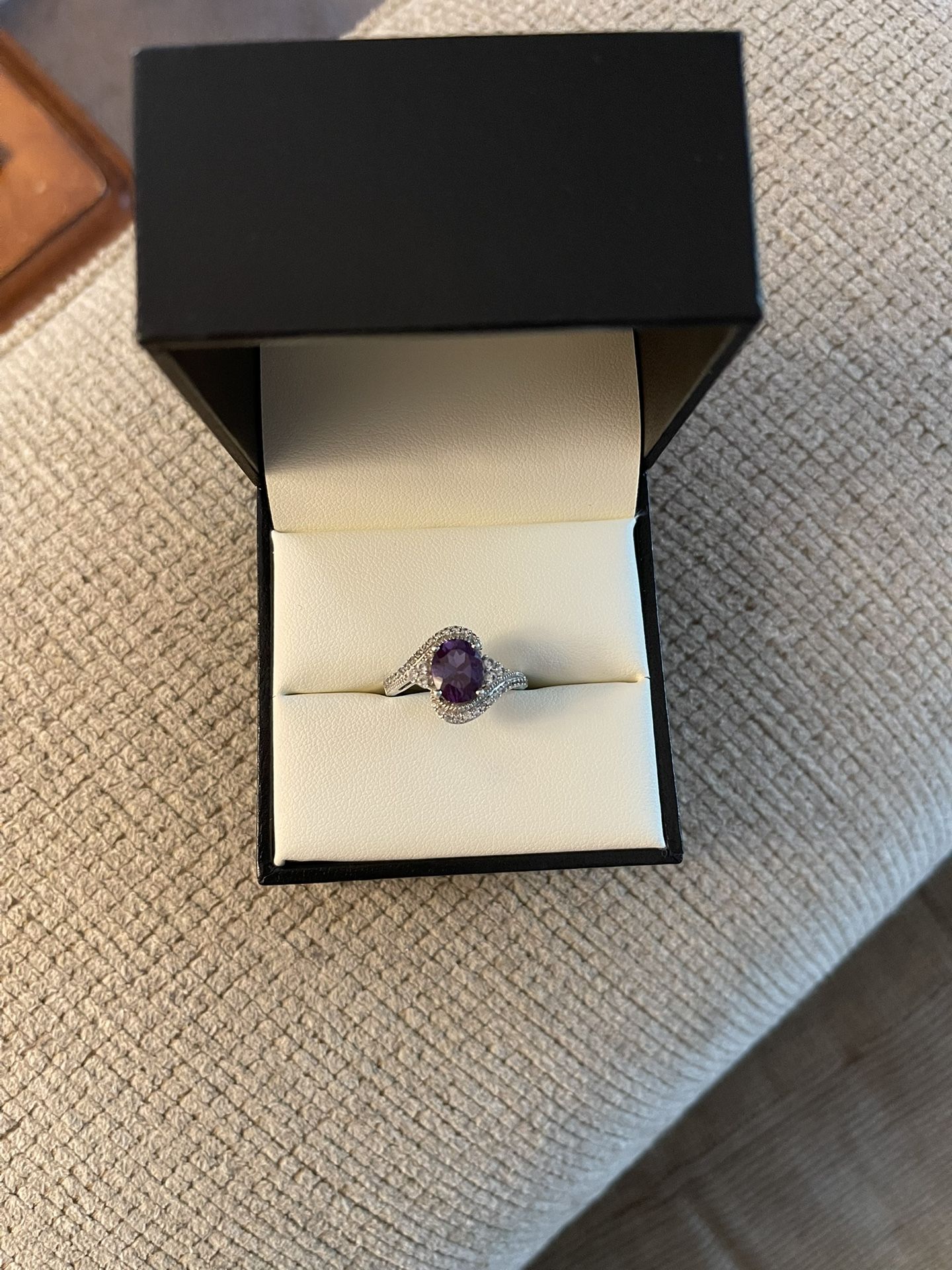 Color Change, Simulated Alexandrite Ring