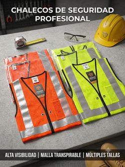 High Visibility Safety Vest 🦺 Chaleco de Alta Visibilida