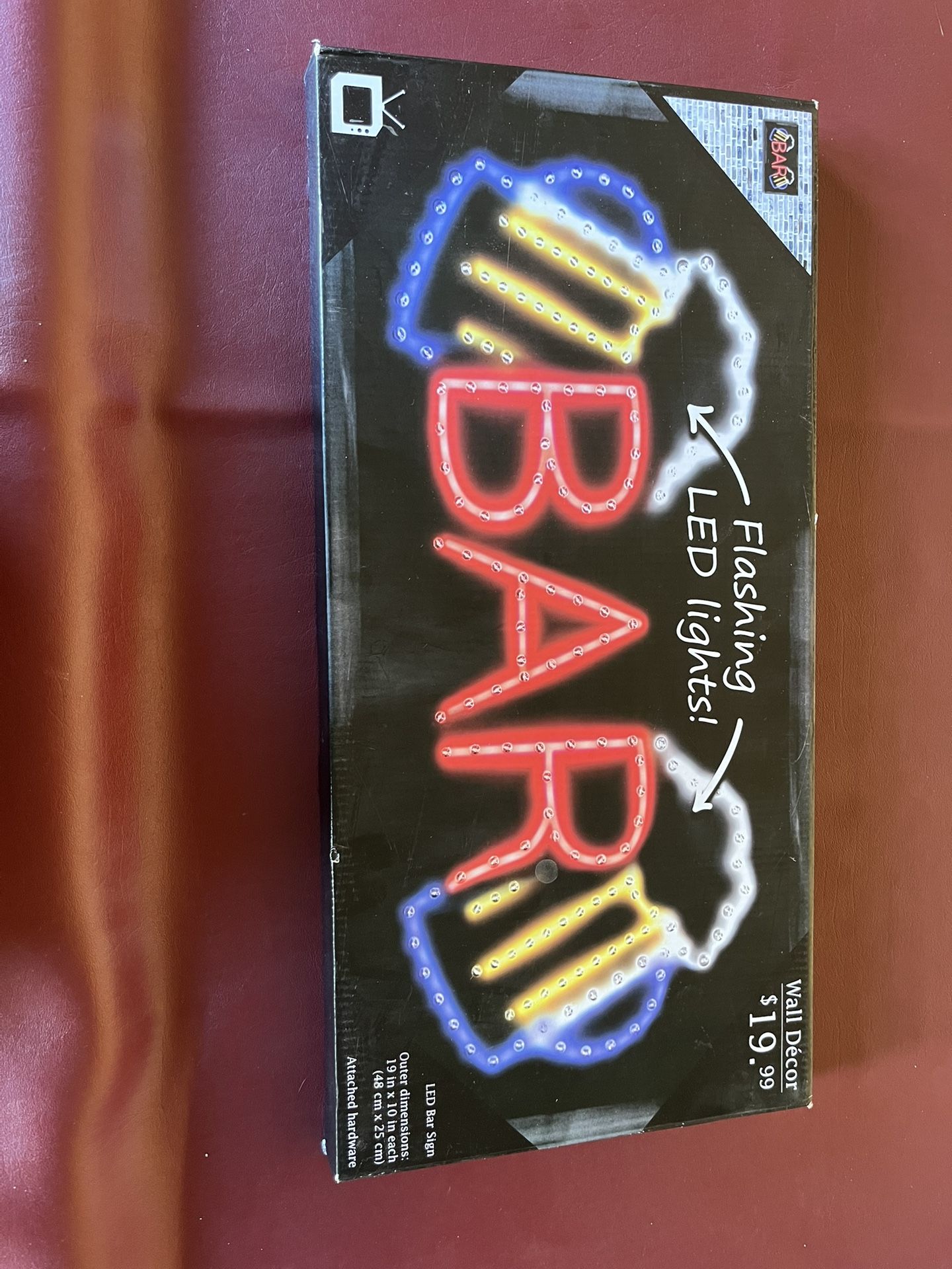 Flashing LED Lights BAR with Beer Mugs