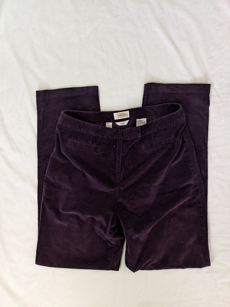 Woman's Talbot's Purple Pants 