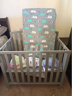 Baby crib and mattress