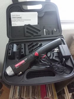 Craftsman Cordless Screwdriver 3.6 V
