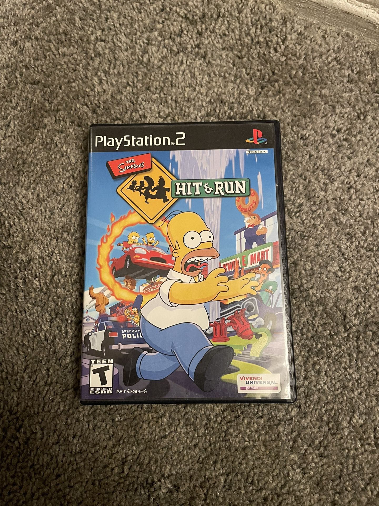 Ps2 The Simpsons Hit And Run.