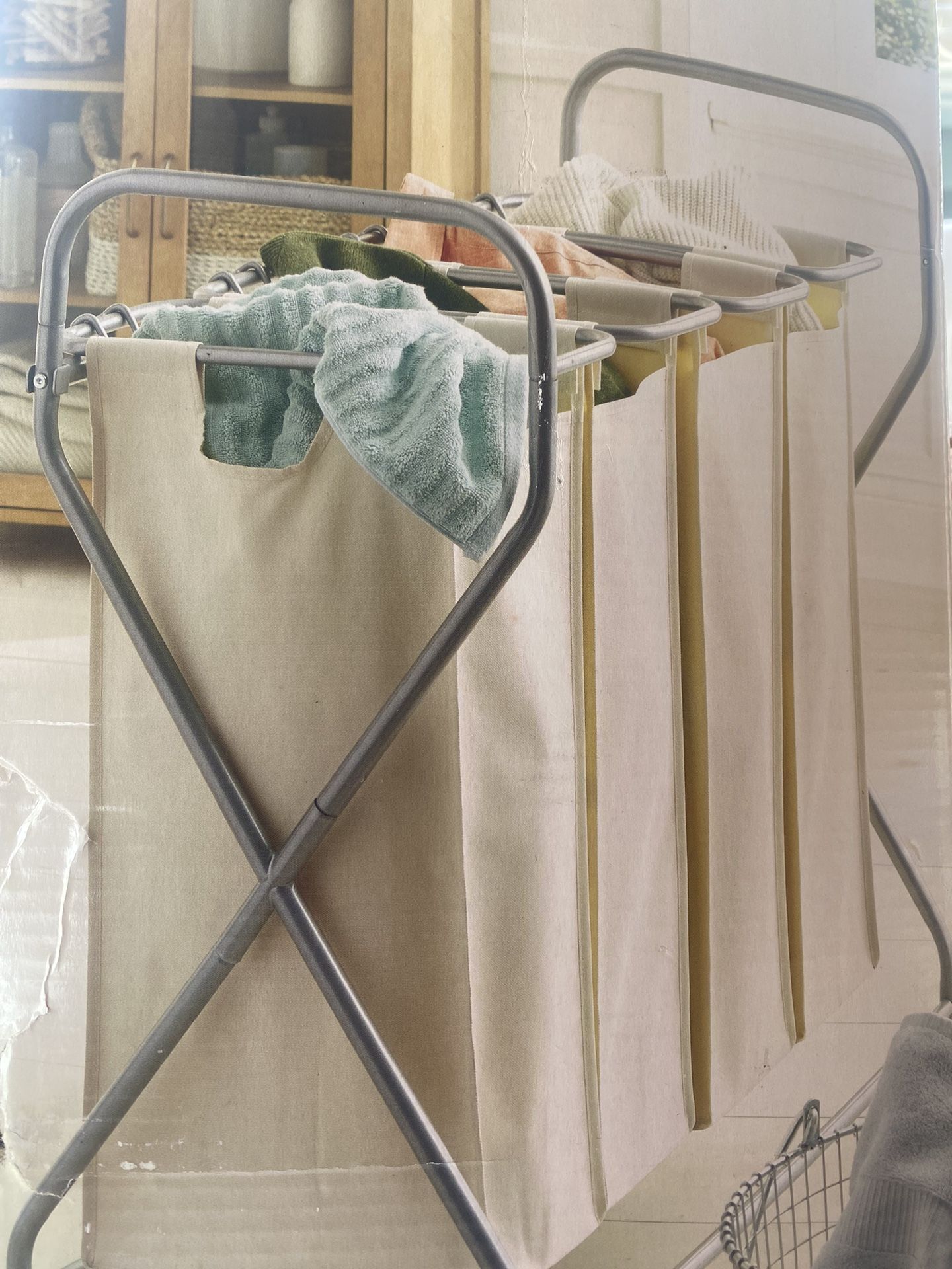 Threshold Easy-Lift Quad Laundry Sorter 4 removal bags