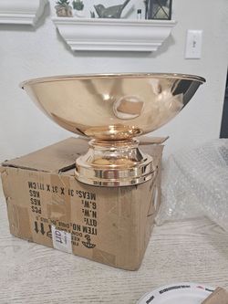 Decorative 12" tall Compote bowl centerpiece