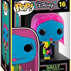 A Nightmare Before Christmas Sally And The Mayor Blacklight Funko Pops