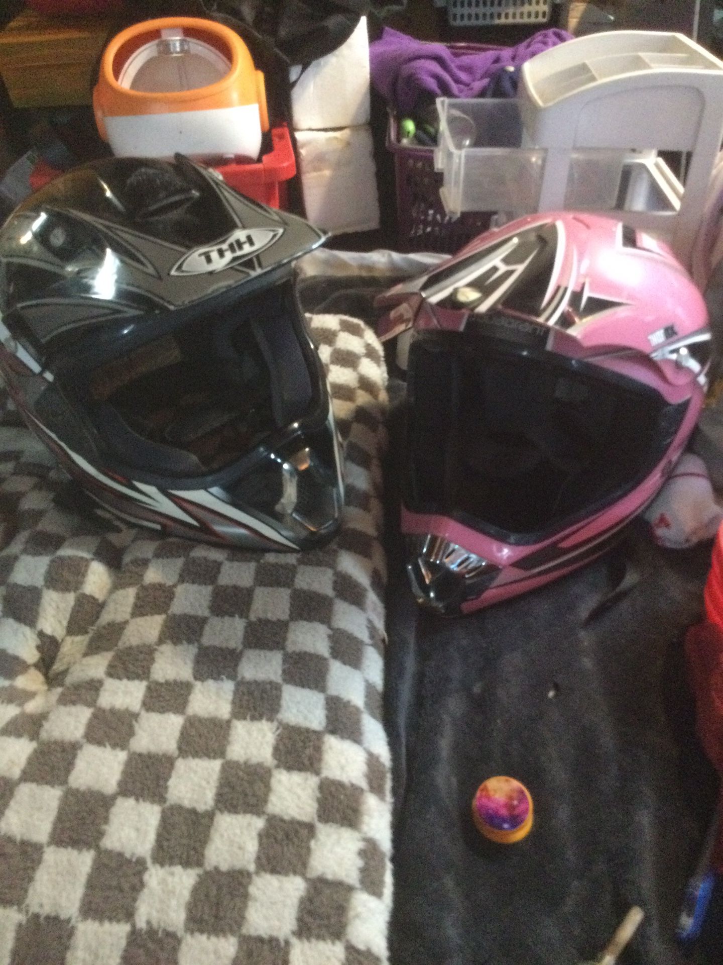 Him And Her Motorcycle Helmets