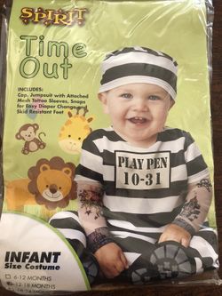 Inmate infant costume