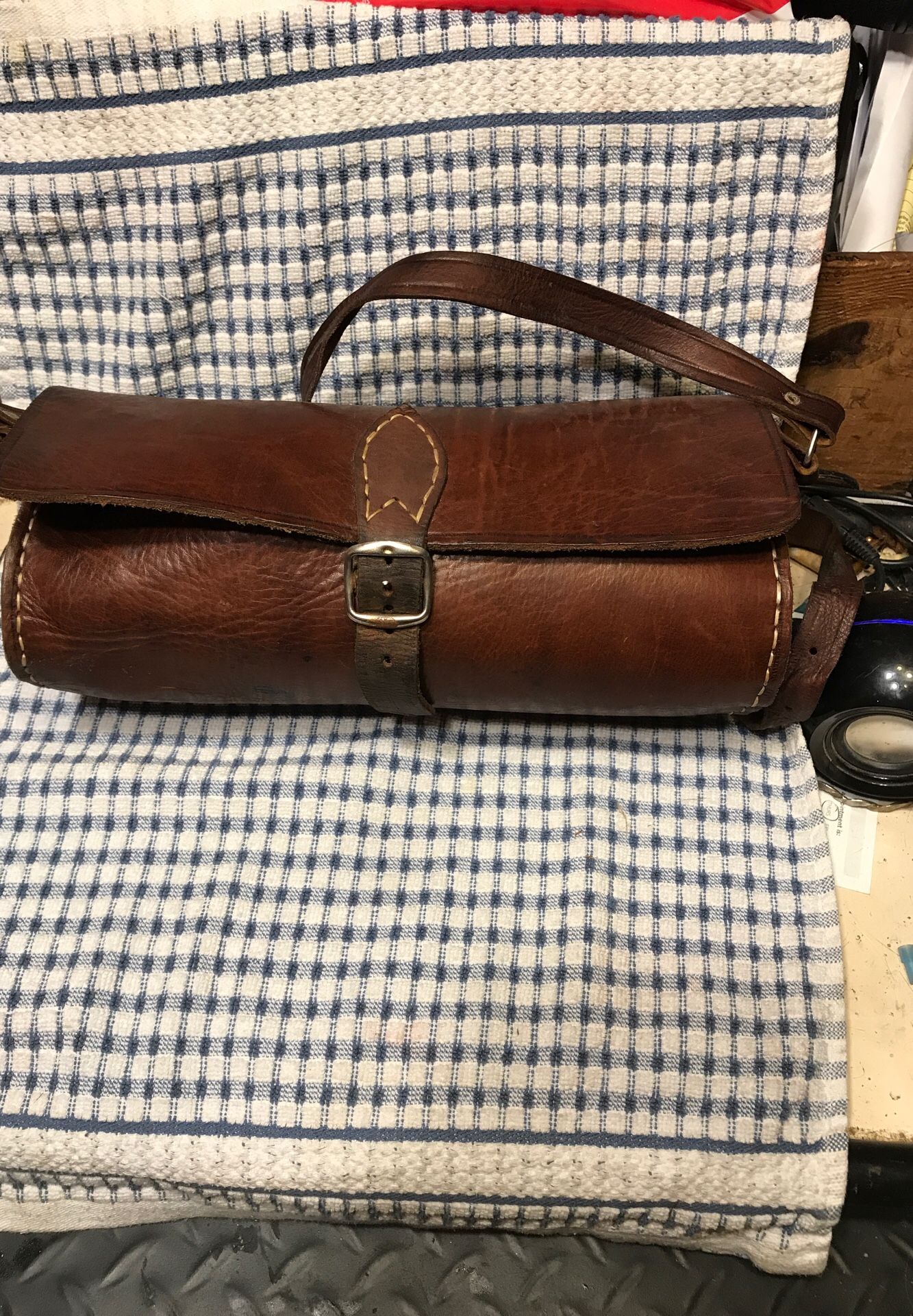 Old Harley,Indian etc tool bag for forks or?