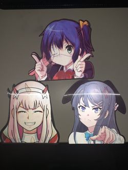 Anime 3d Stickers 
