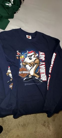 Harley Davidson mens XL long sleeve Christmas shirt black