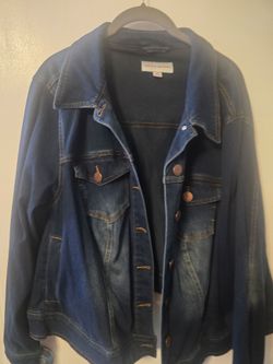 Plus size jean jacket