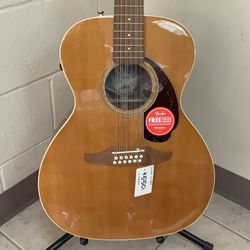FENDER VILLAGER CALIFORNIA SERIES ACOUSTIC-ELECTRIC 12-STRING GUITAR .