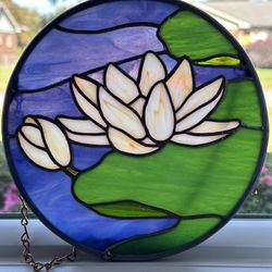 Stained Glass Water Lily