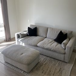Couch and Matching Ottoman 