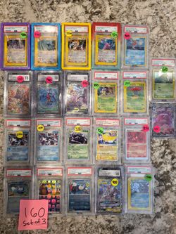 Vintage Pokemon Slabs PSA and Cgc