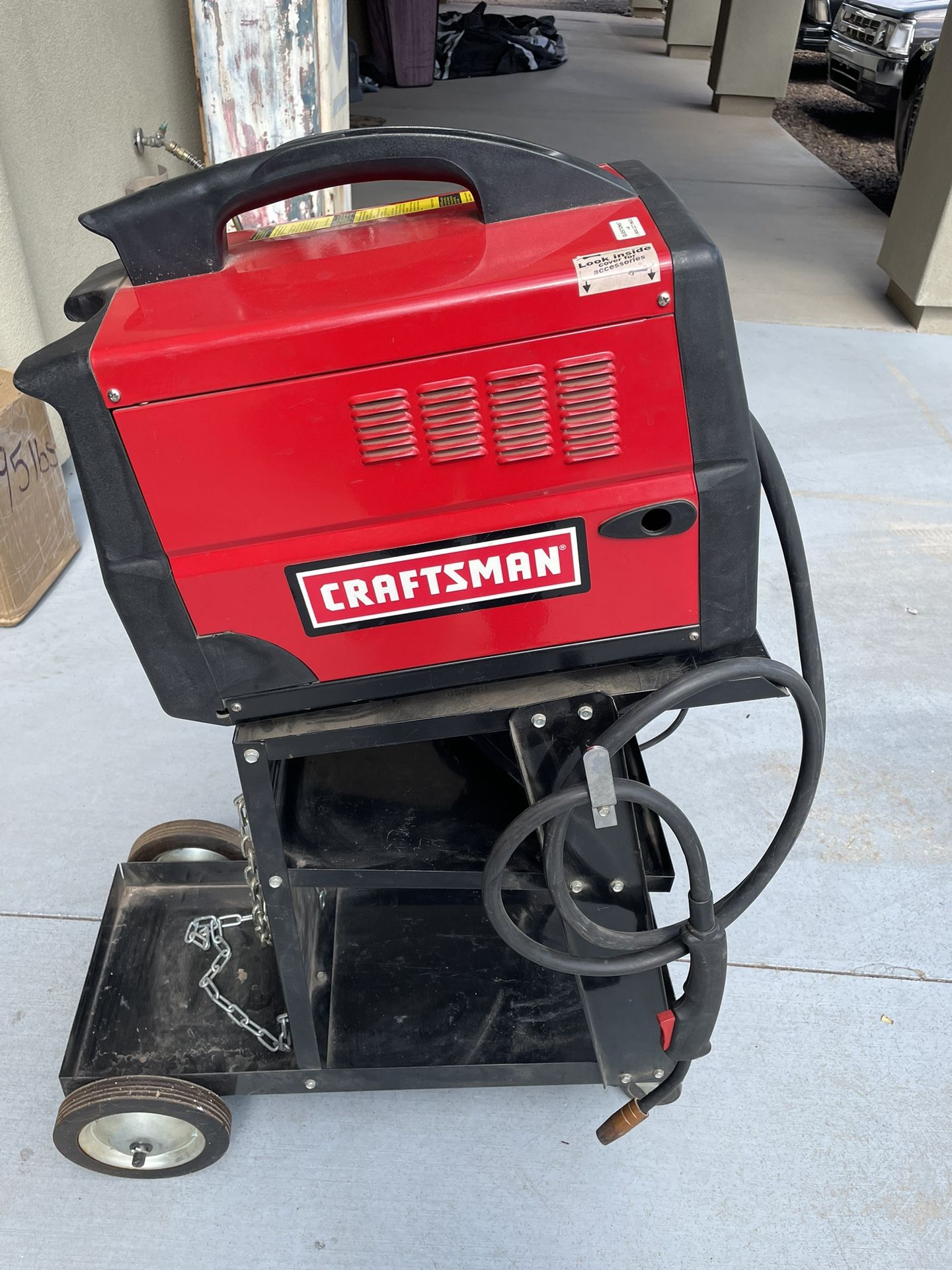 Craftsman Wire Feed Mig Welder and Cart