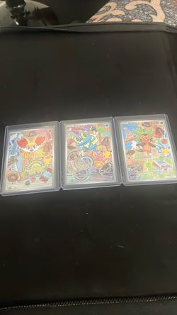 Pokémon Cards Fennekin Froakie Chespin Illustration Rares