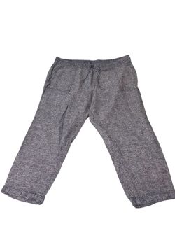 Old Navy Women's XL Linen Blend Cropped Pants