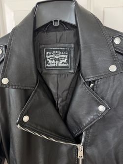 Levi Strauss & Co. Black Leather Moto Jacket