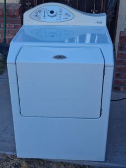 White Maytag Neptune Gas Dryer