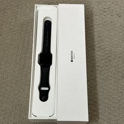Apple Watch Series 3 GPS, 38mm Space Gray Aluminum Case with Black Sport Band