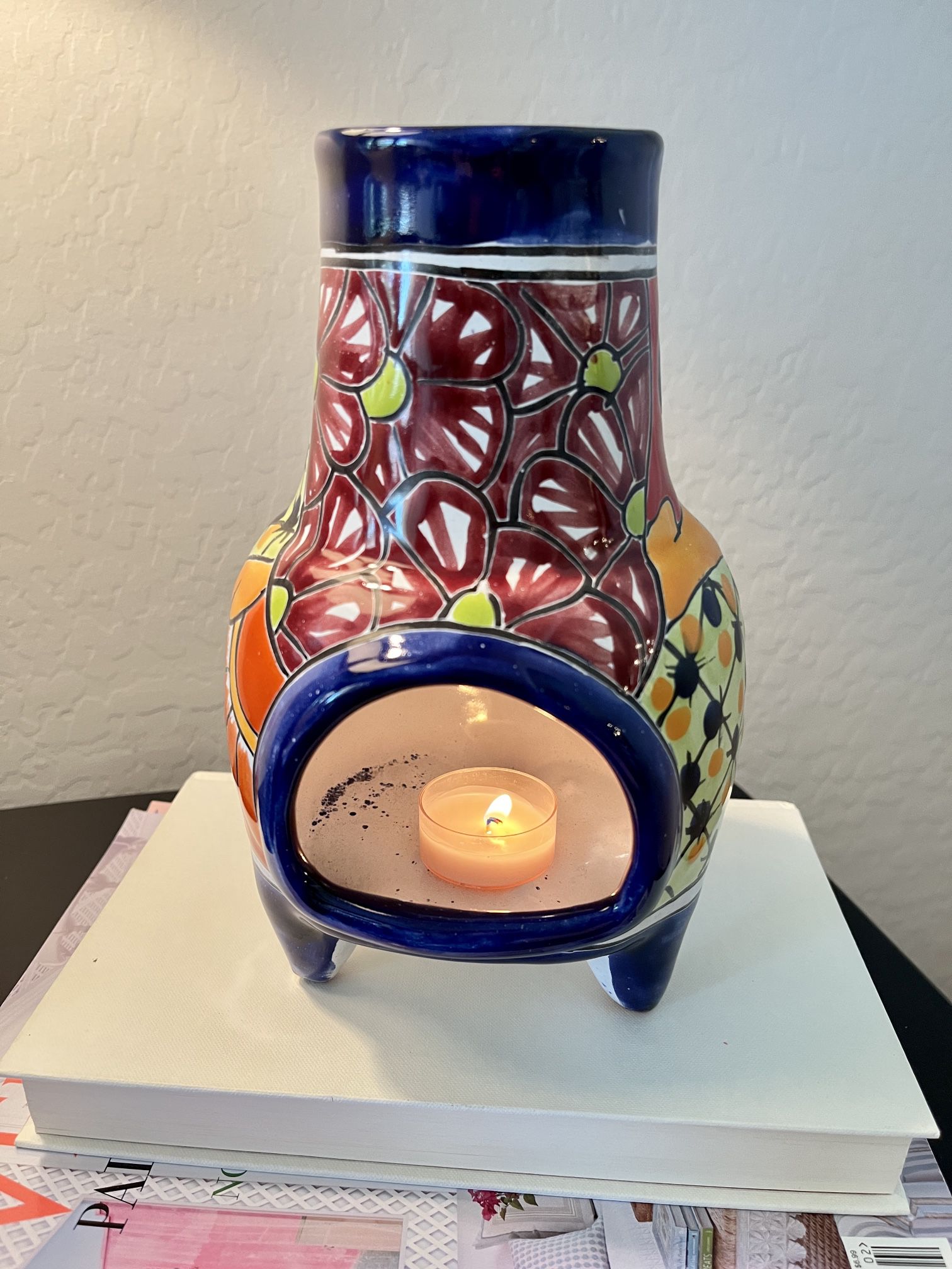 Mexico Tabletop Chiminea Candle Holder