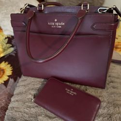 Kate Spade Beautiful Bag W/Wallet 