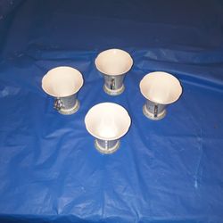 D'Lusso Designs 4 Piece Espresso Cups. One Handle Is Broken. :(