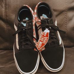 Womens Platform Pink Checkered Vans Size 10