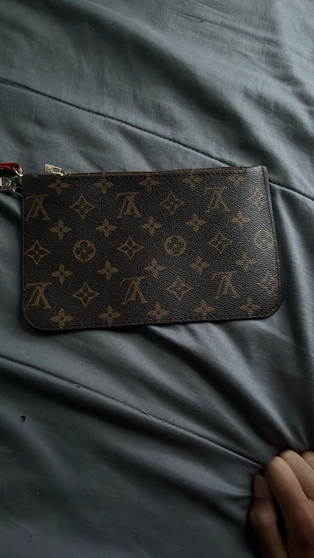 LV Pochette Accessoire leather handbag