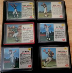 1962 Post Cereal Football Card including HOF and RC