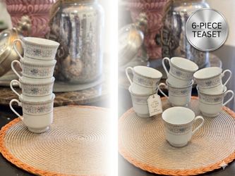 Set of 6 tea cup set