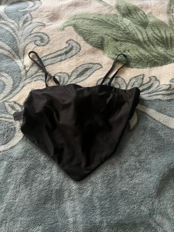 Black Open Back Shirt