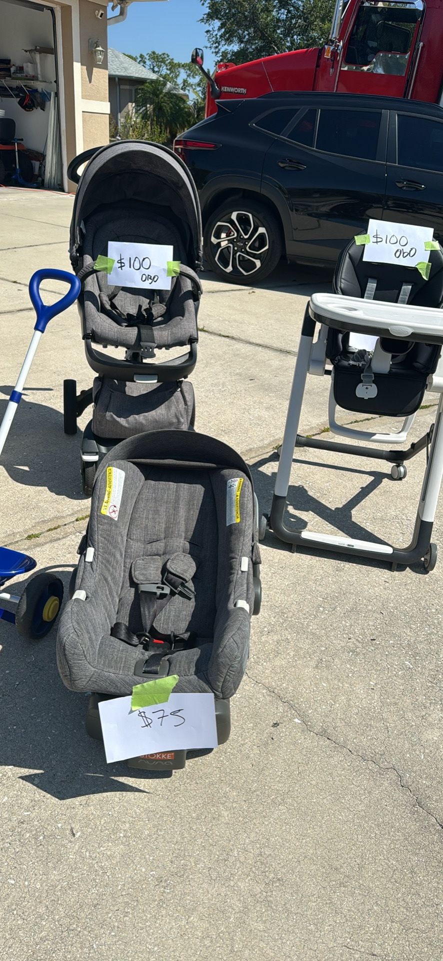 Stroller And Car Seat For Infant And Baby 