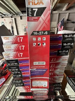 HDX 16 in. x 27 in. x 6 in. AprilAire and Space-Gard Replacement Pleated Air Filter (Without Frame)